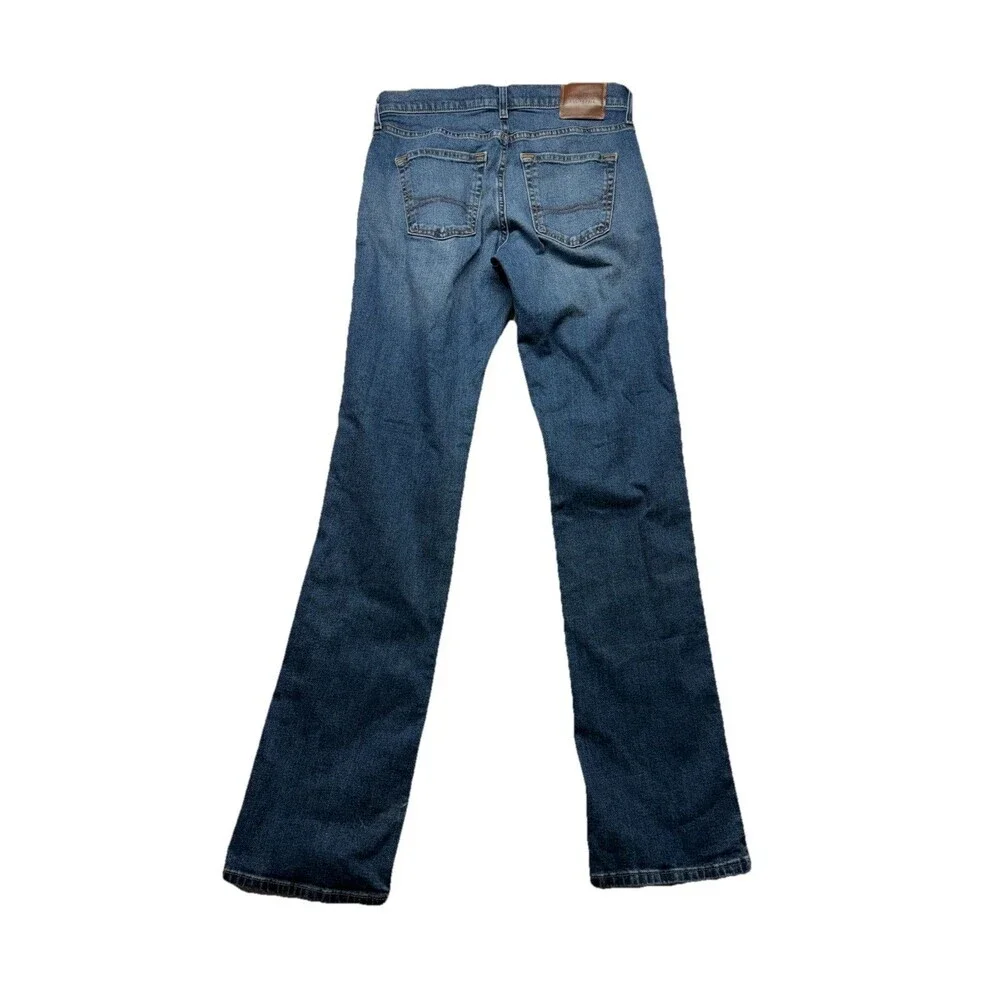 Hollister Epic Flex Bootcut Jeans Mens 30x36 Dark Wash Blue Denim Stretch